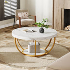 31.7-inch round coffee table