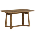 47-Inch Wood Dining Table with 250 lb Capacity, Farmhouse Rectangle Table for Kitchen