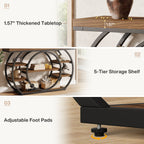 #Colour_Dark walnut & black