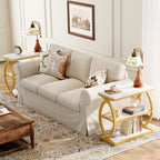 #Colour_White & Gold