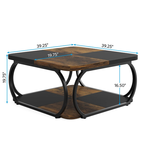 two tier coffee table