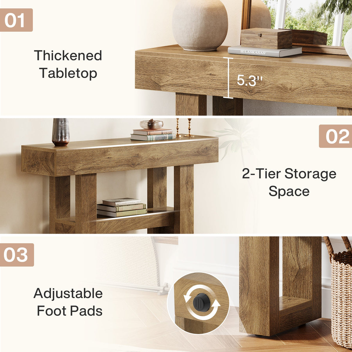 41.34-inch console table