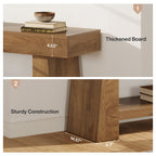 63-Inch Farmhouse TV Stand with 2-Tier Storage, Media Console for Living Room or Bedroom