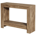 41.3-Inch Narrow Console Table with Storage Shelves, Farmhouse Hallway and Sofa Table