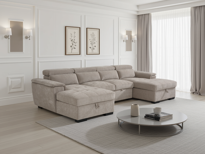 Alaya Sofa Bed U Shape Corner