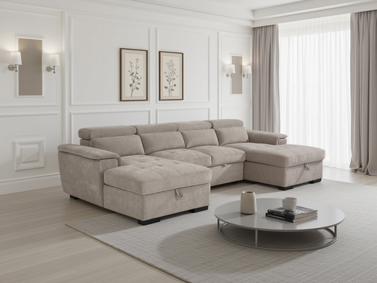 Alaya Sofa Bed U Shape Corner