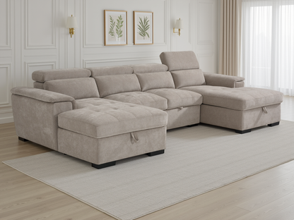 Alaya Sofa Bed U Shape Corner