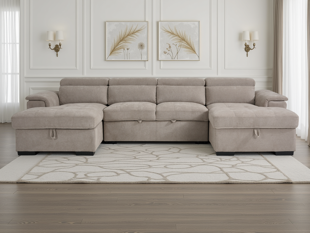 Alaya Sofa Bed U Shape Corner