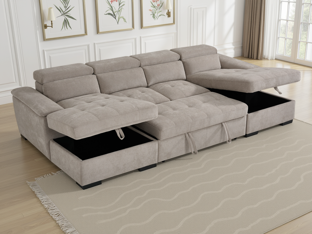 Alaya Sofa Bed U Shape Corner