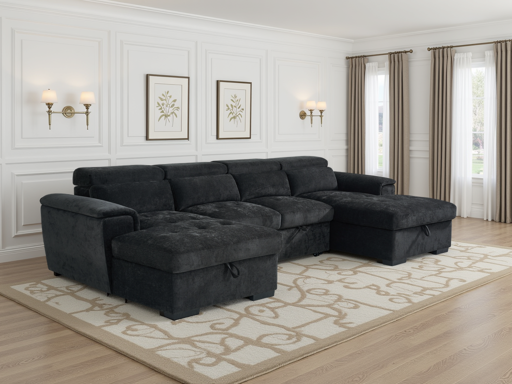Alaya Sofa Bed U Shape Corner
