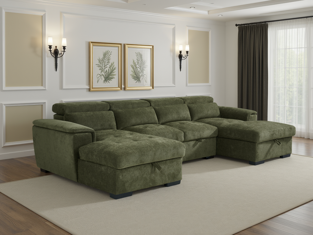 Alaya Sofa Bed U Shape Corner