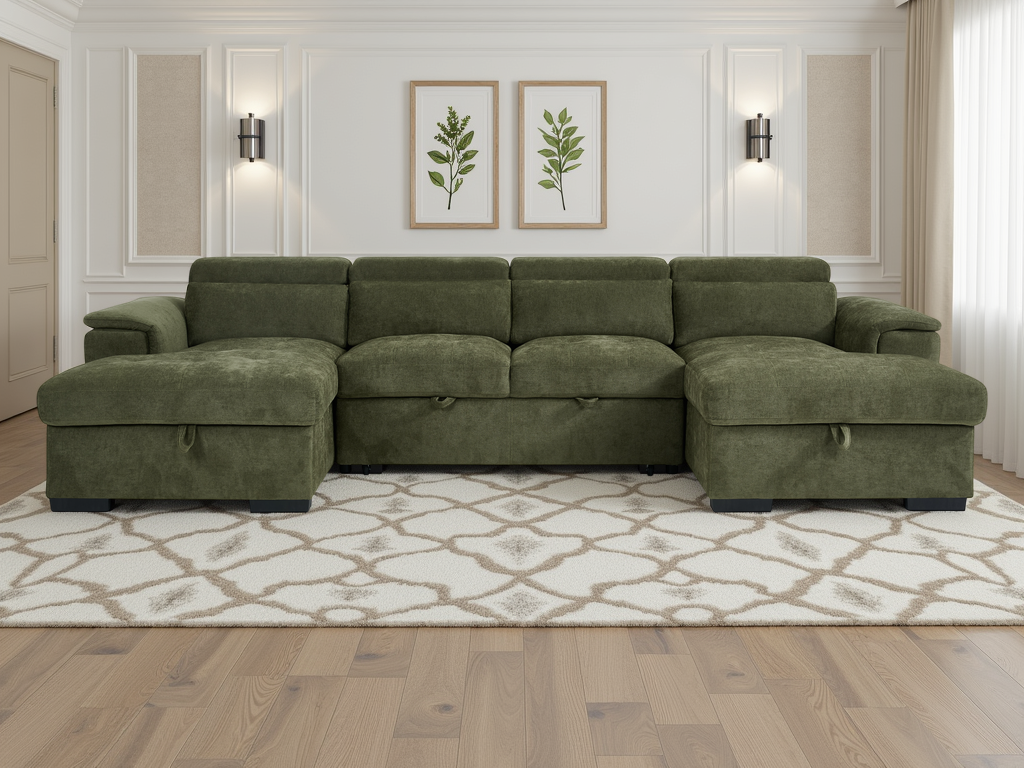 Alaya Sofa Bed U Shape Corner