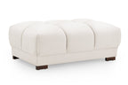 Azzuro Sofa Footstool Cream