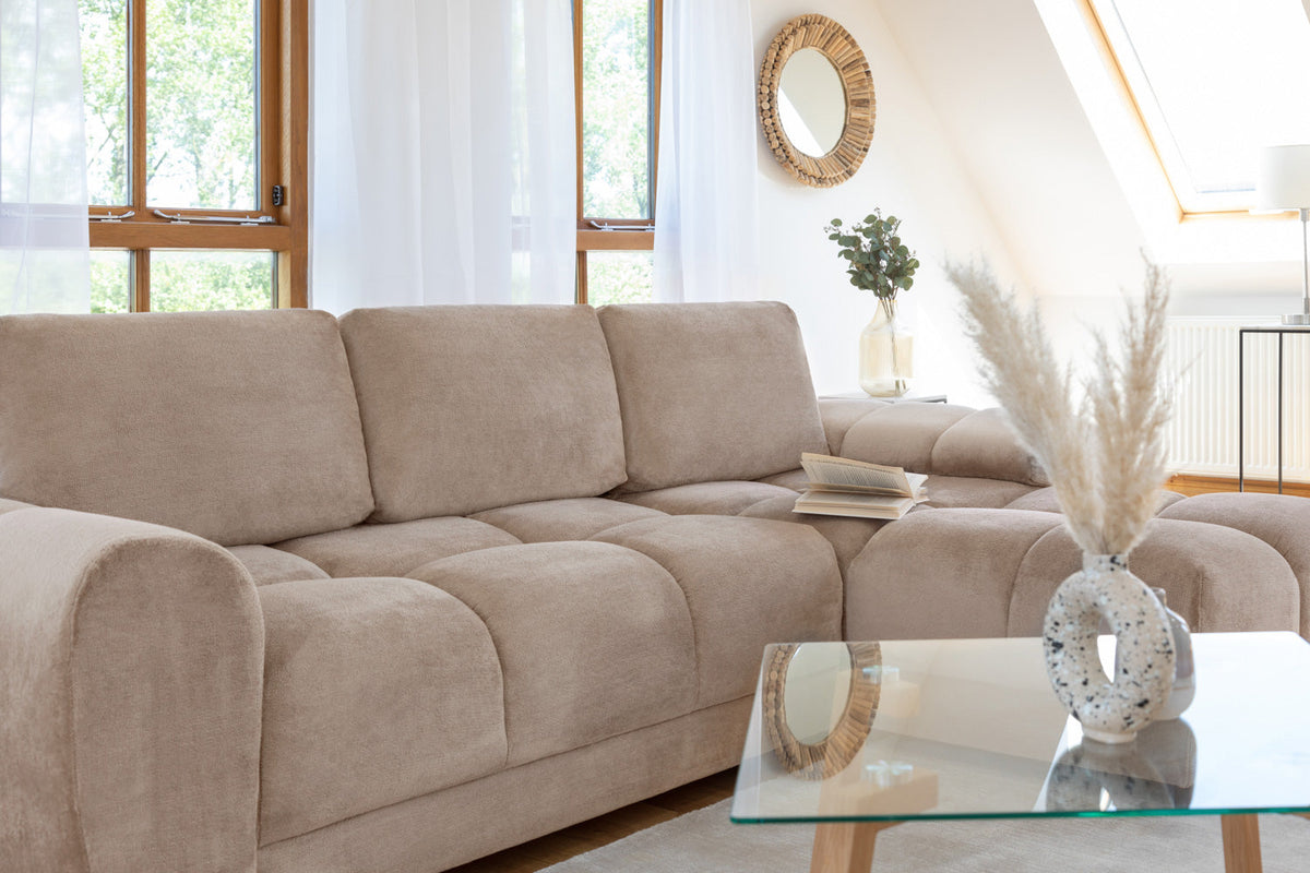 Azzuro Sofa Bed Universal Corner Mocha