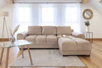 Azzuro Sofa Bed Universal Corner Mocha