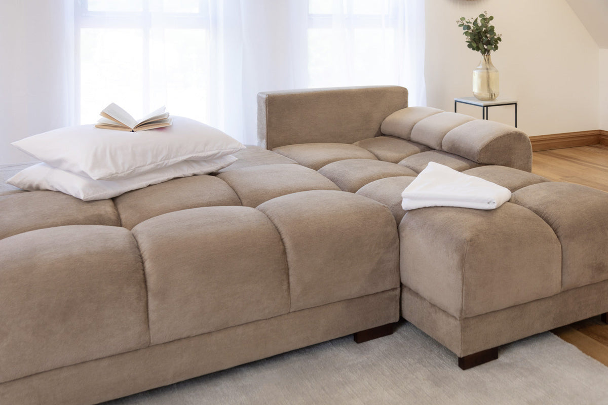 Azzuro Sofa Bed Universal Corner Mocha
