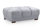 Azzuro Sofa Footstool Grey