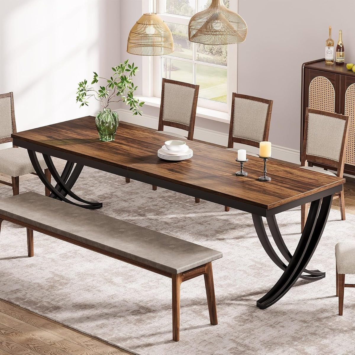 #Color_Rustic Brown & Black