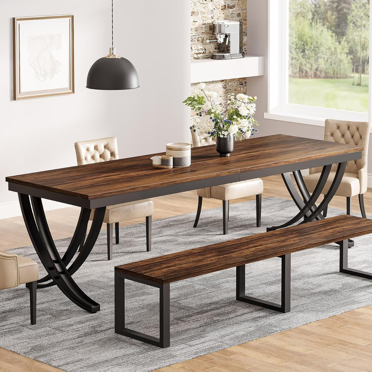 #Color_Rustic Brown & Black