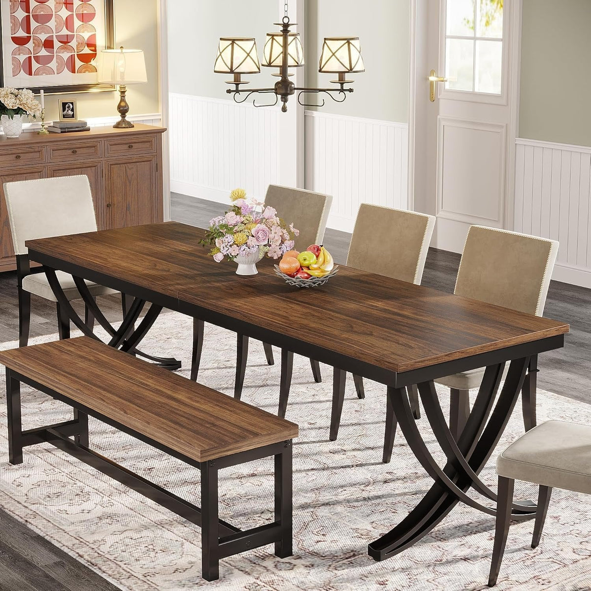 #Color_Rustic Brown & Black