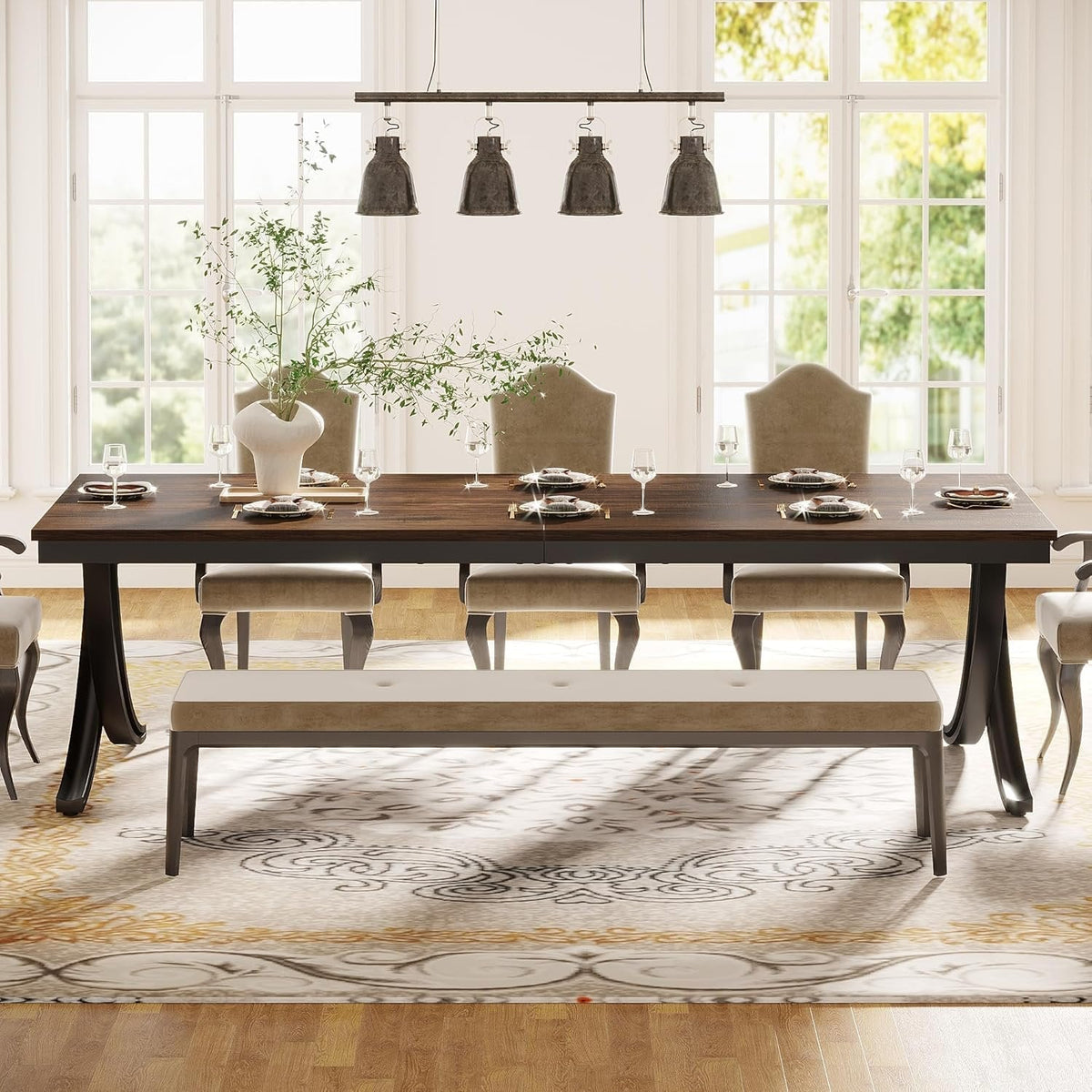 #Color_Rustic Brown & Black