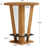 39.4-inch round bar table