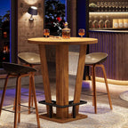 39.4-inch round bar table
