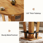 39.4-inch round bar table