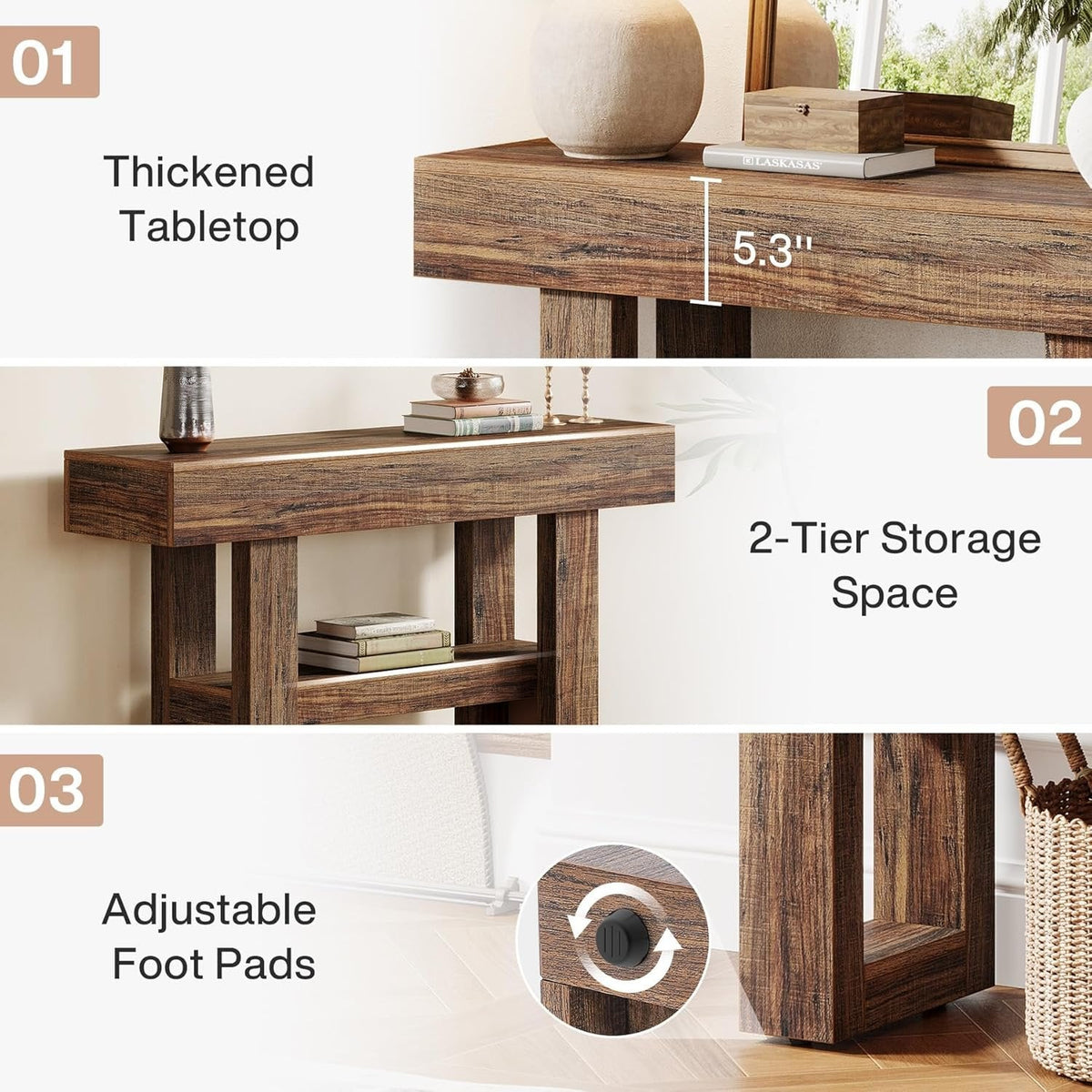 41.34-inch console table