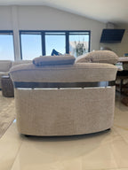 Bicester Electric Recliner Sofa Large Corner Beige