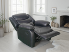 Conrad Manual Recliner Sofa Armchair Black