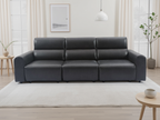 Conway Electric Sofa 3 Seater Black