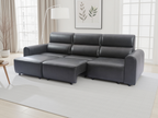 Conway Electric Sofa 3 Seater Black