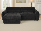 Florida Sofa Bed Universal Corner Black