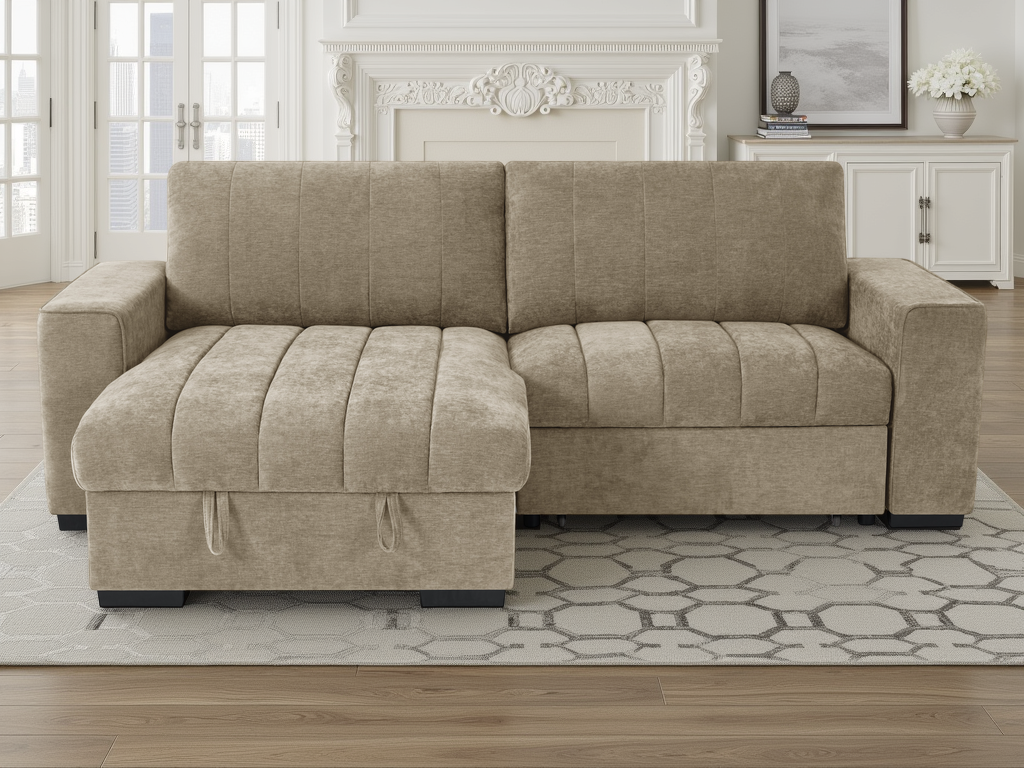 Franklin Sofa Bed Universal Corner Beige