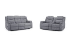 Galaxy Tech Electric Recliner Sofa 3+2 Set Grey