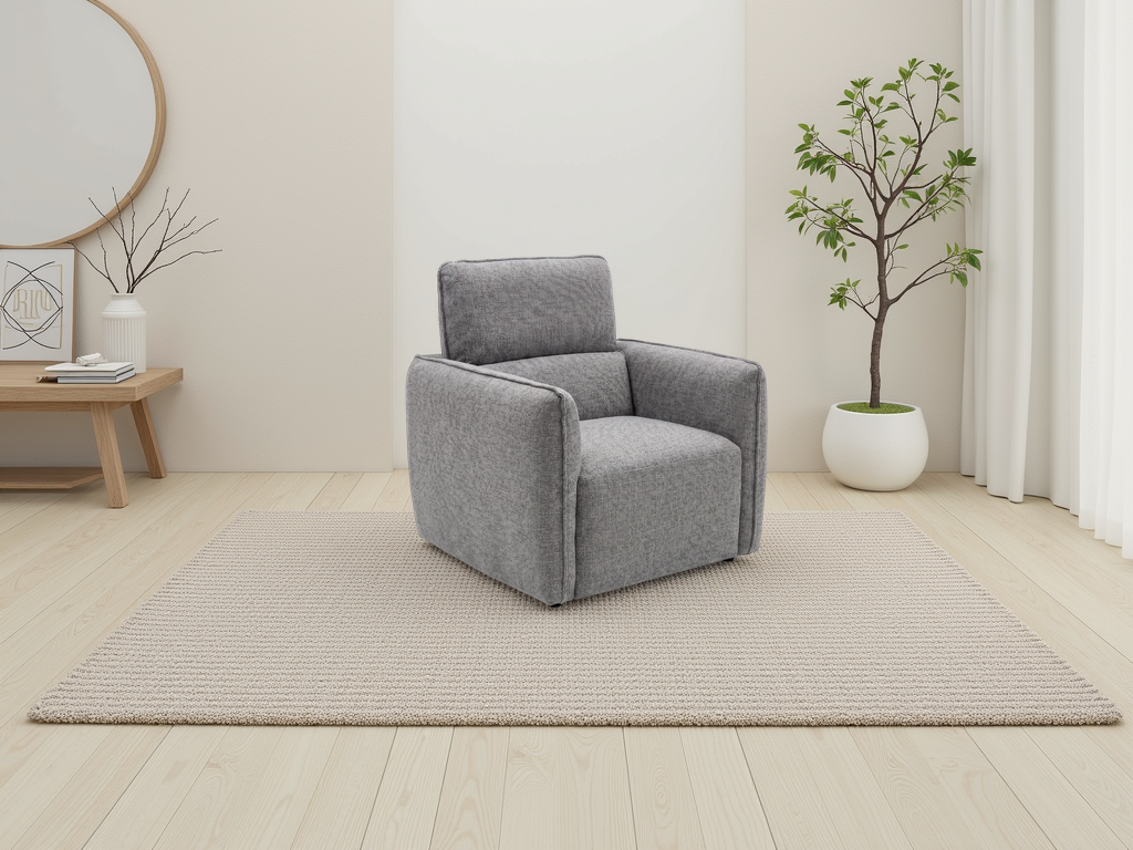 Ascot Sofa Armchair Grey