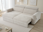 Dakota Electric Sofa Bed 3 Seater Beige