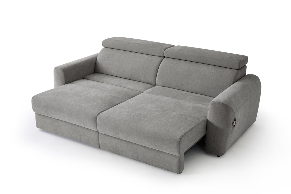 Dakota Electric Sofa Bed 3 Seater Grey