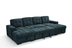 Palermo Sofa Bed U Shape Corner Teal