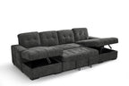 Palermo Sofa Bed U Shape Corner Grey