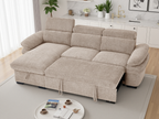 Hudson Sofa Bed Universal Corner Beige
