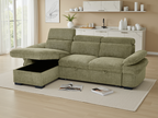 Hudson Sofa Bed Universal Corner Green