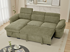 Hudson Sofa Bed Universal Corner Green
