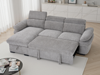 Hudson Sofa Bed Universal Corner Grey