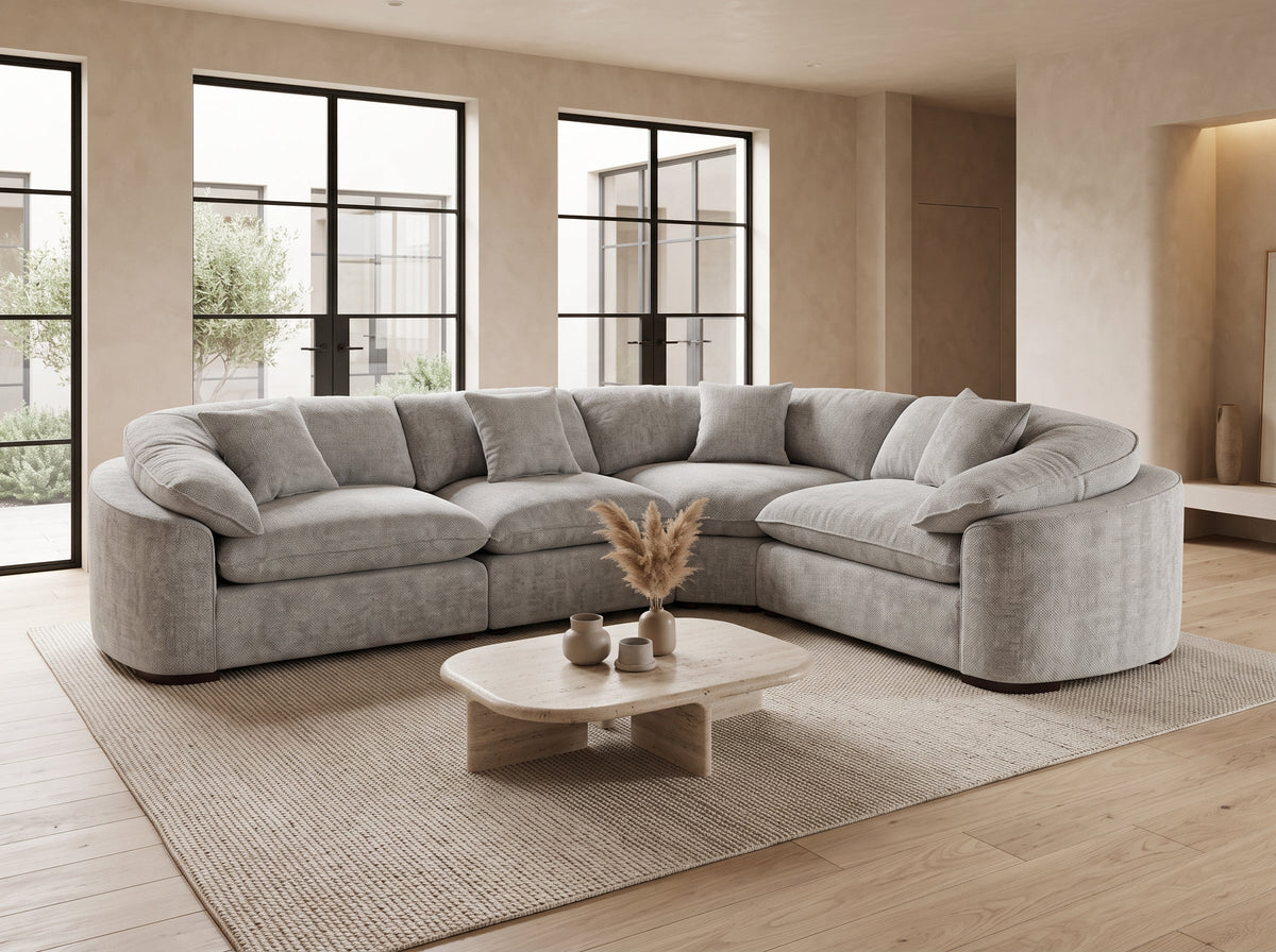 Helena Sofa Large Corner Grey
