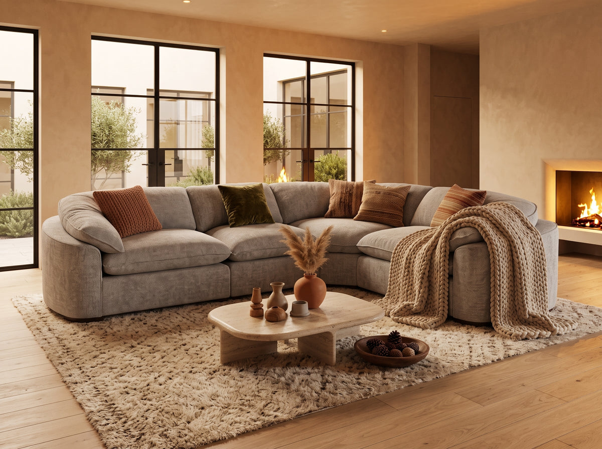 Helena Sofa Large Corner Grey