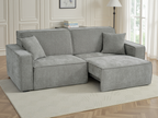 Houston Electric Sofa Bed 3 Seater Grey