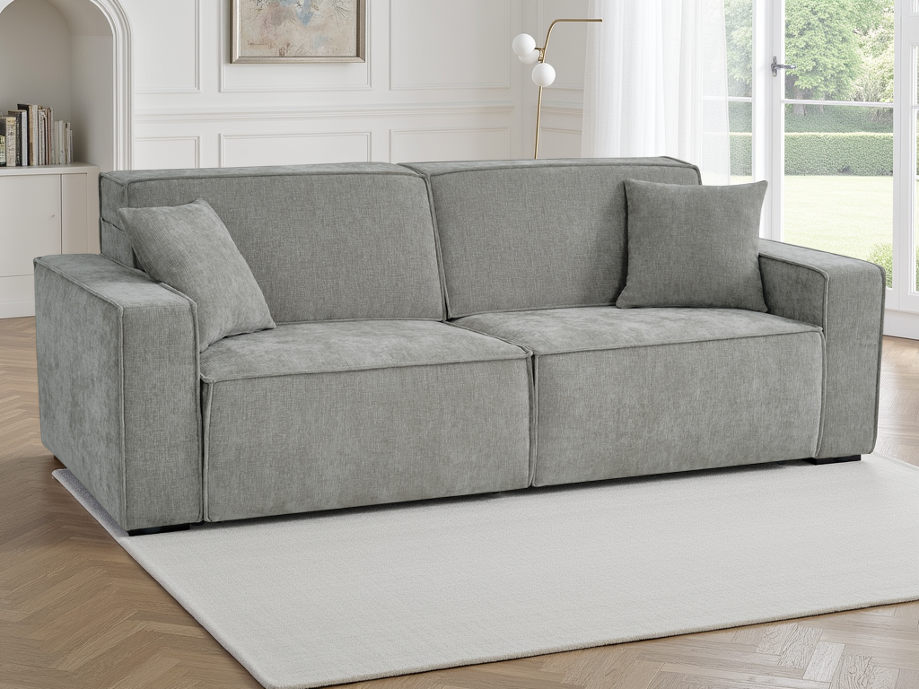 Houston Electric Sofa Bed 3 Seater Grey