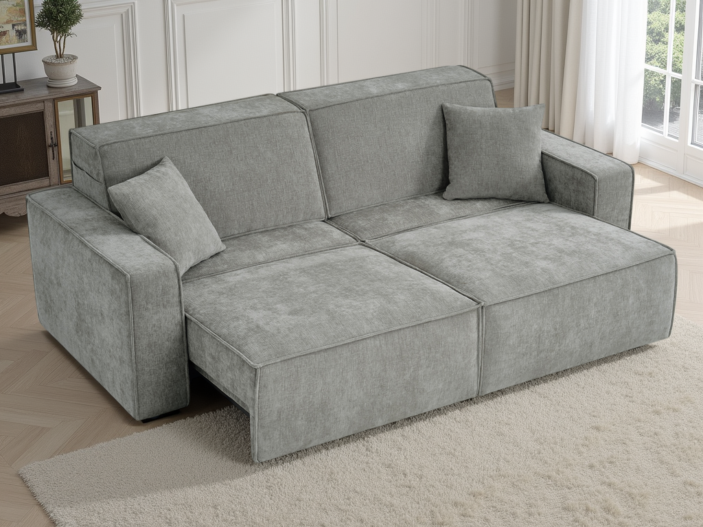 Houston Electric Sofa Bed 3 Seater Grey